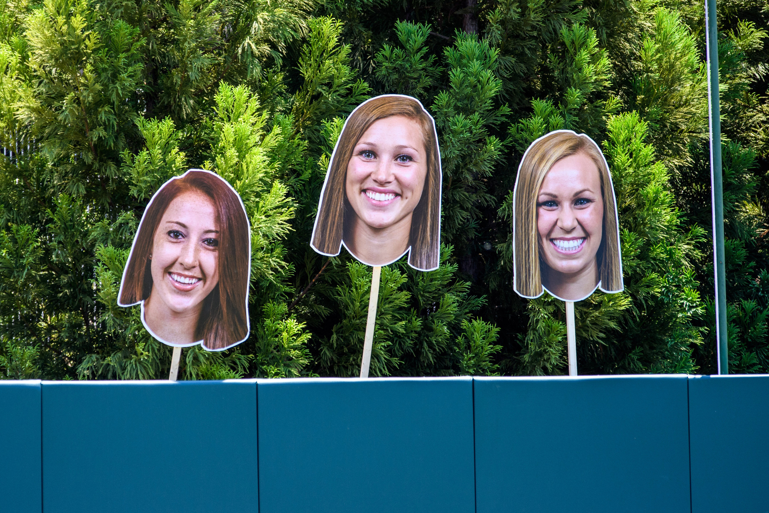 A Senior Day race in the outfield
