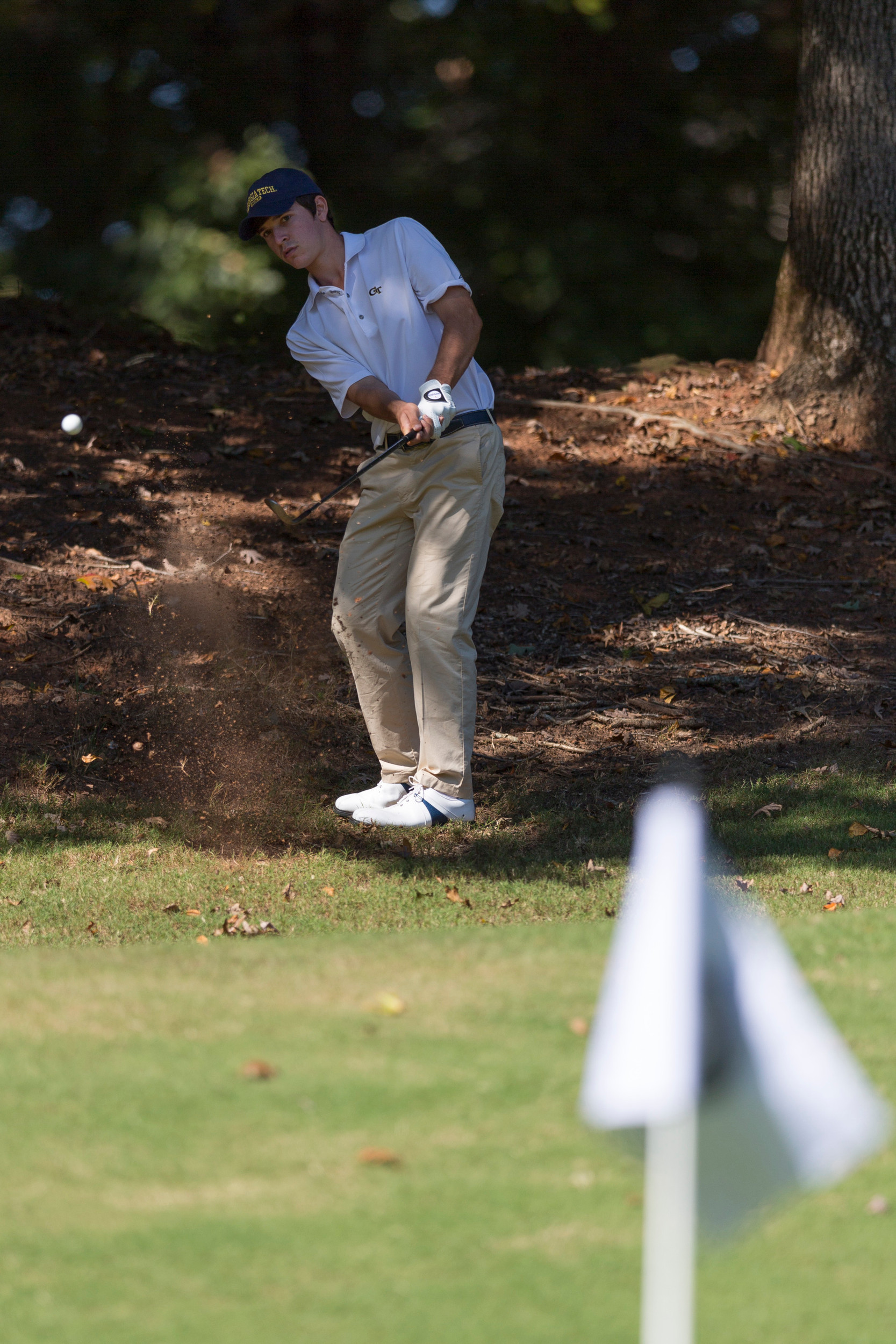 Jacob Joiner during the first round of the United States Collegiate Championship at the Golf Club of Georgia, October 16, 2015