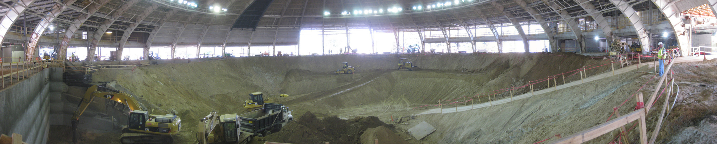 Construction of McCamish Pavilion - 9/15/11