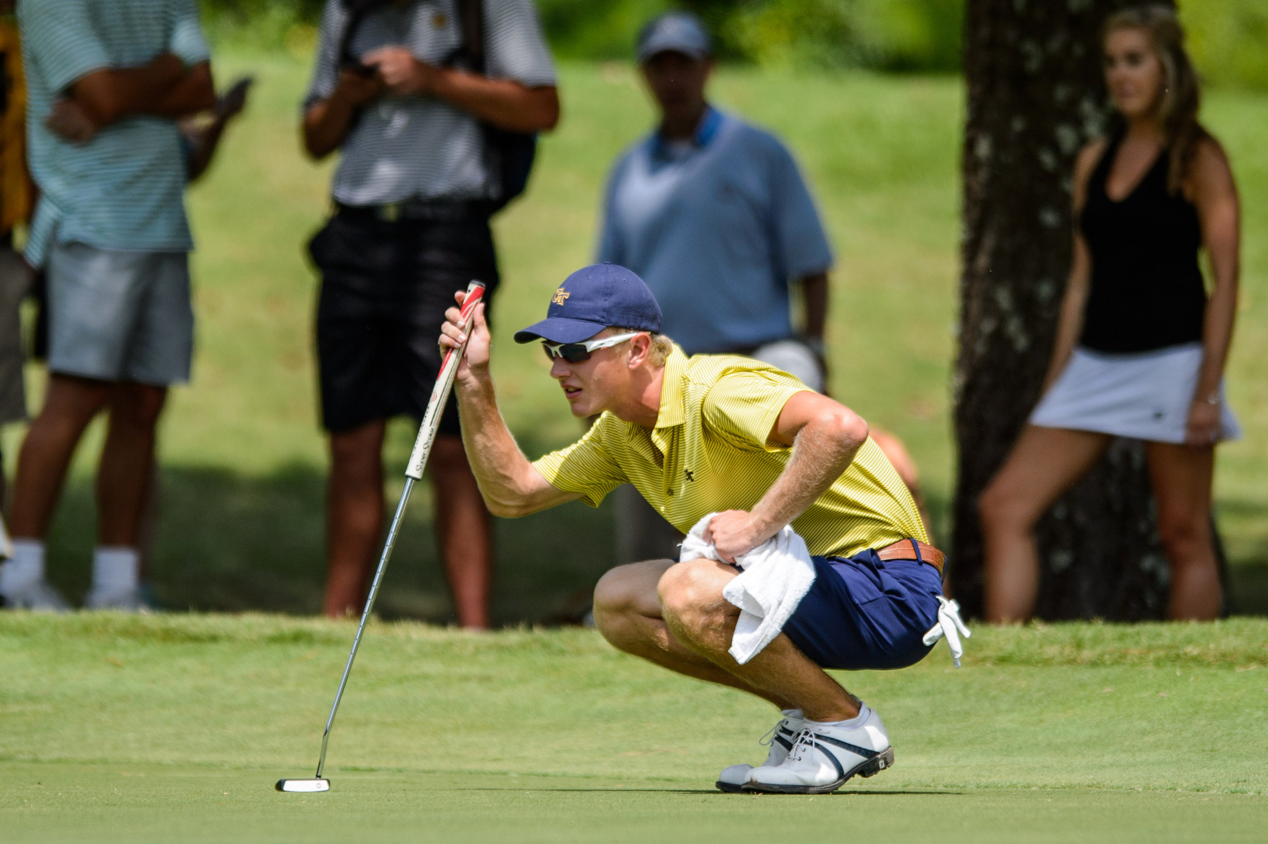 Drew Czuchry during the final round of the Carpet Capital Collegiate, September 7, 2014
