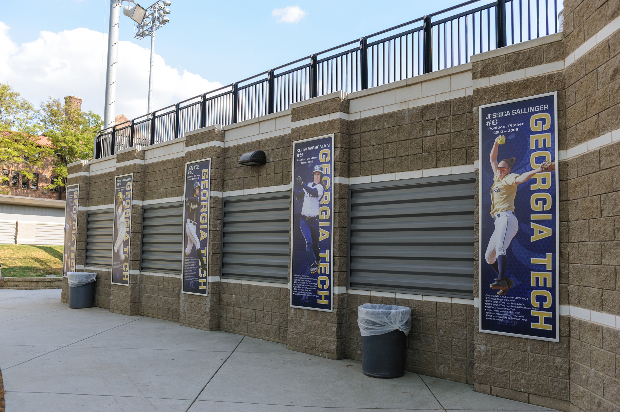 New banners at Mewborn Field