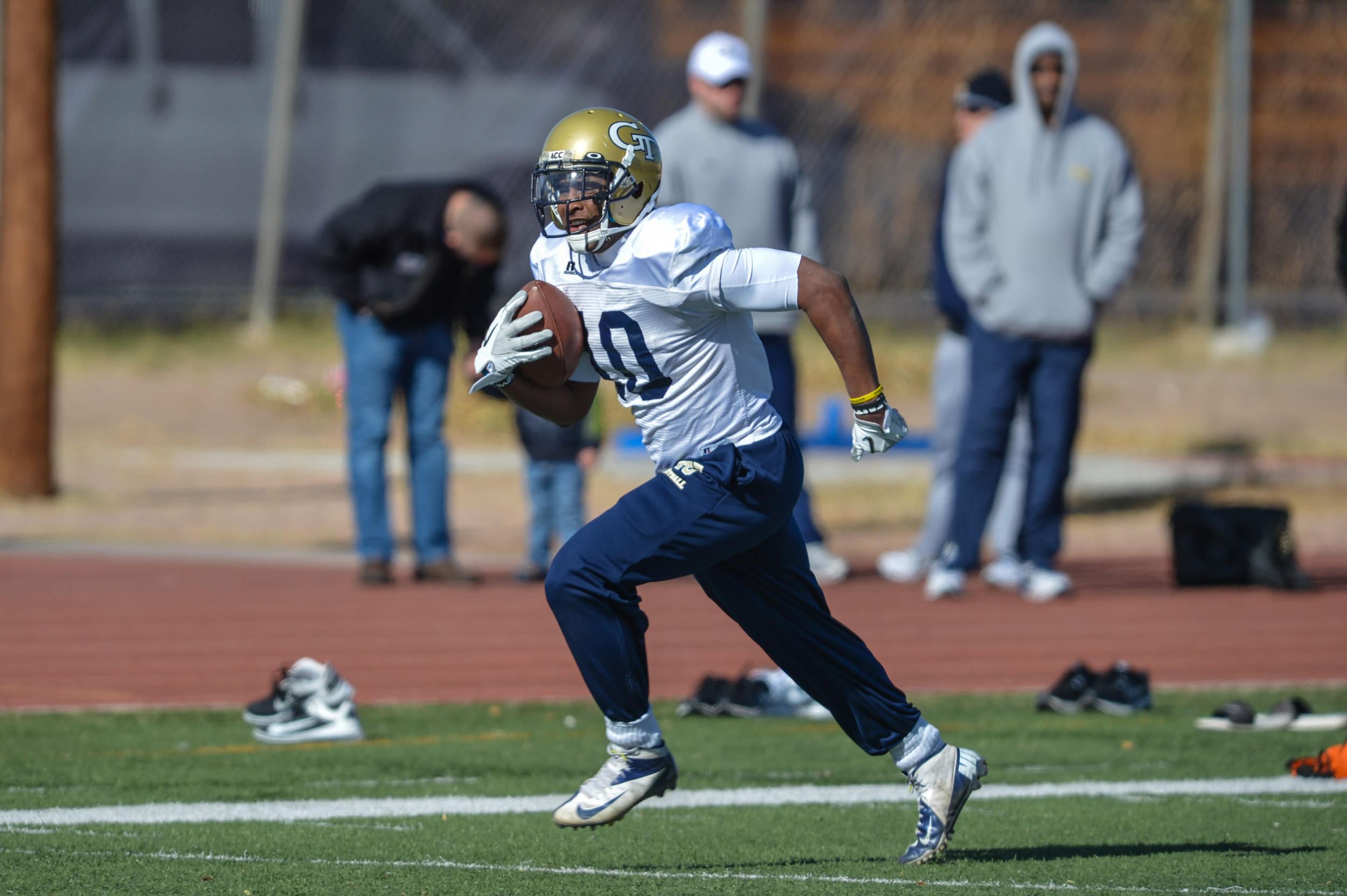 Georgia Tech held it's final practice in preparation for the 2012 Hyundai Sun Bowl.