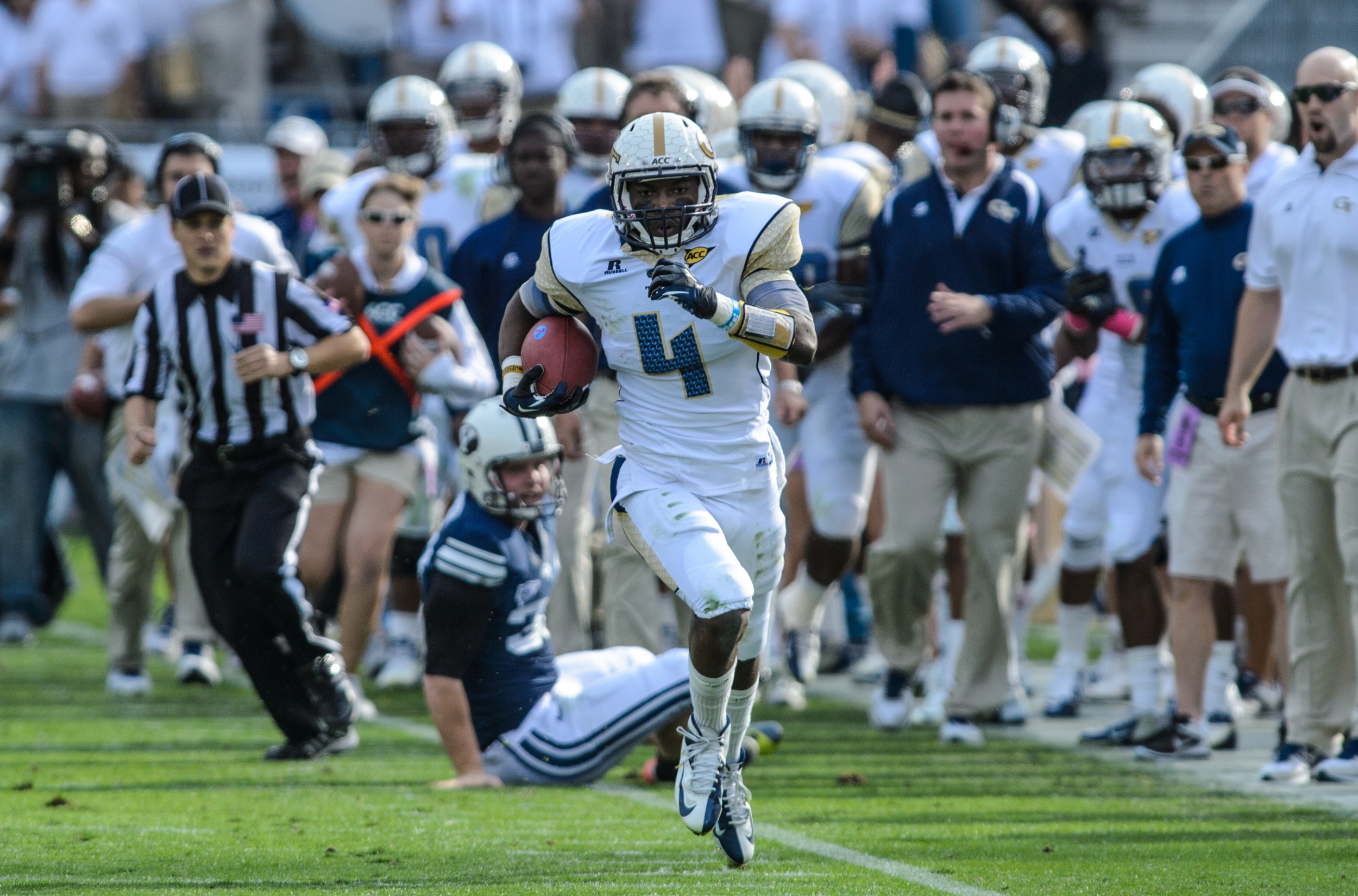 Jamal Golden's 97 yard kick-off return vs. BYU