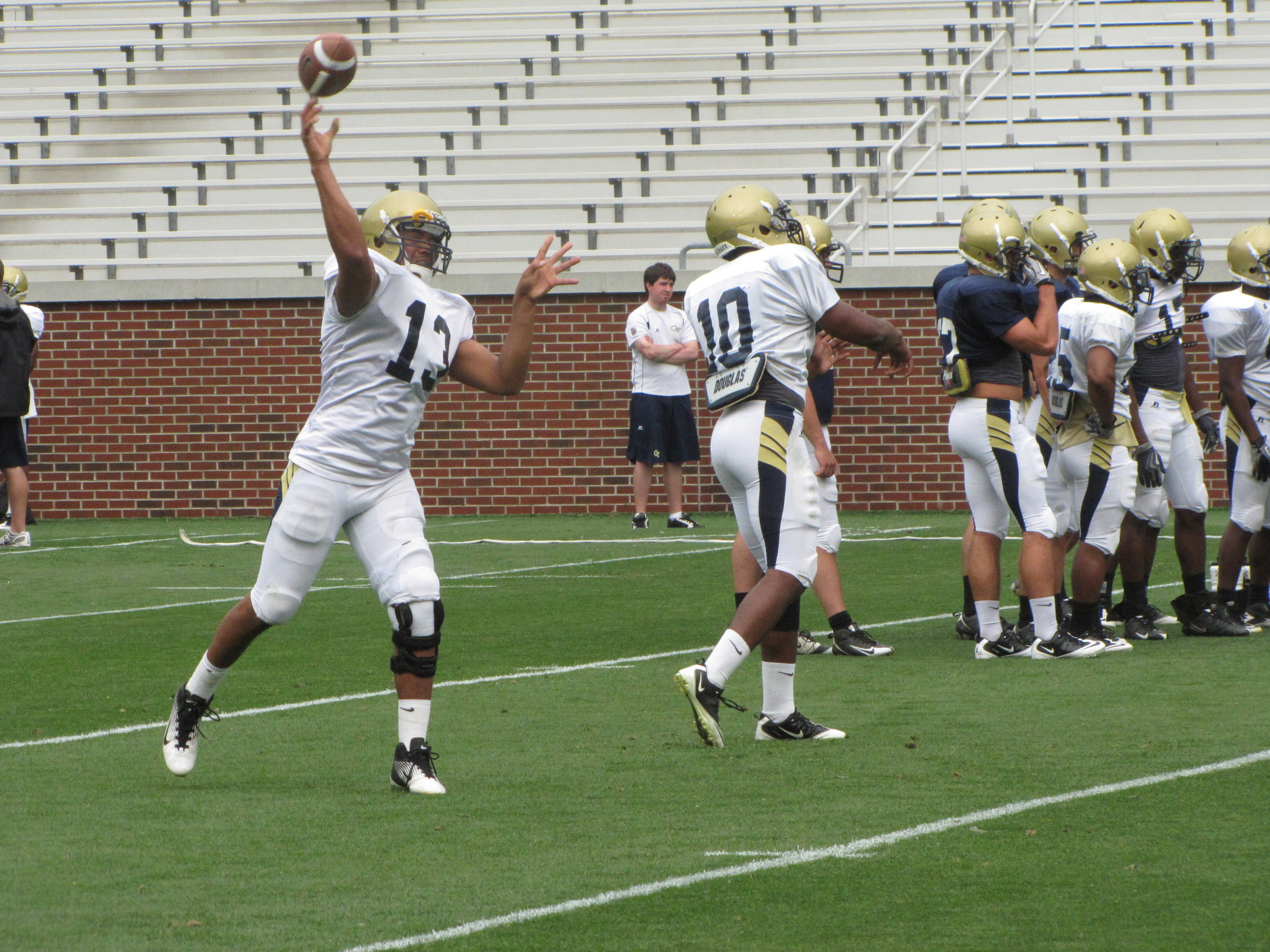 Georgia Tech Football Practice - 04/15/11