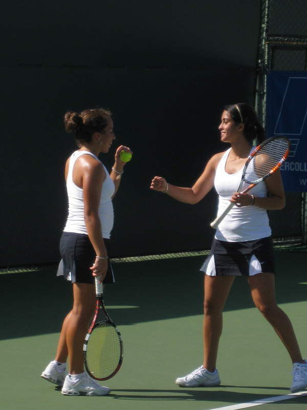 Irina Falconi and Amanda McDowell played in California