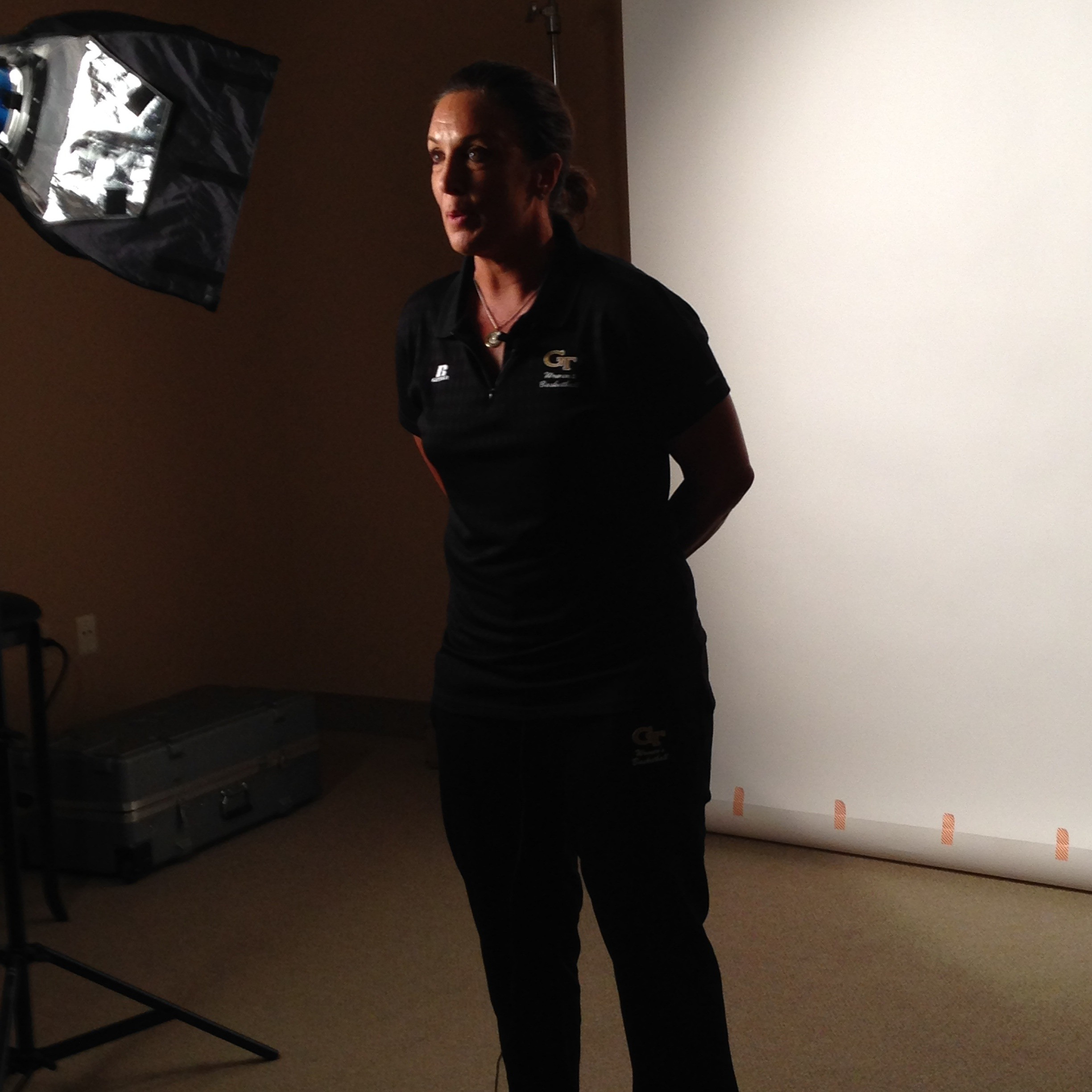 Coach Joseph at ACC Media Day.