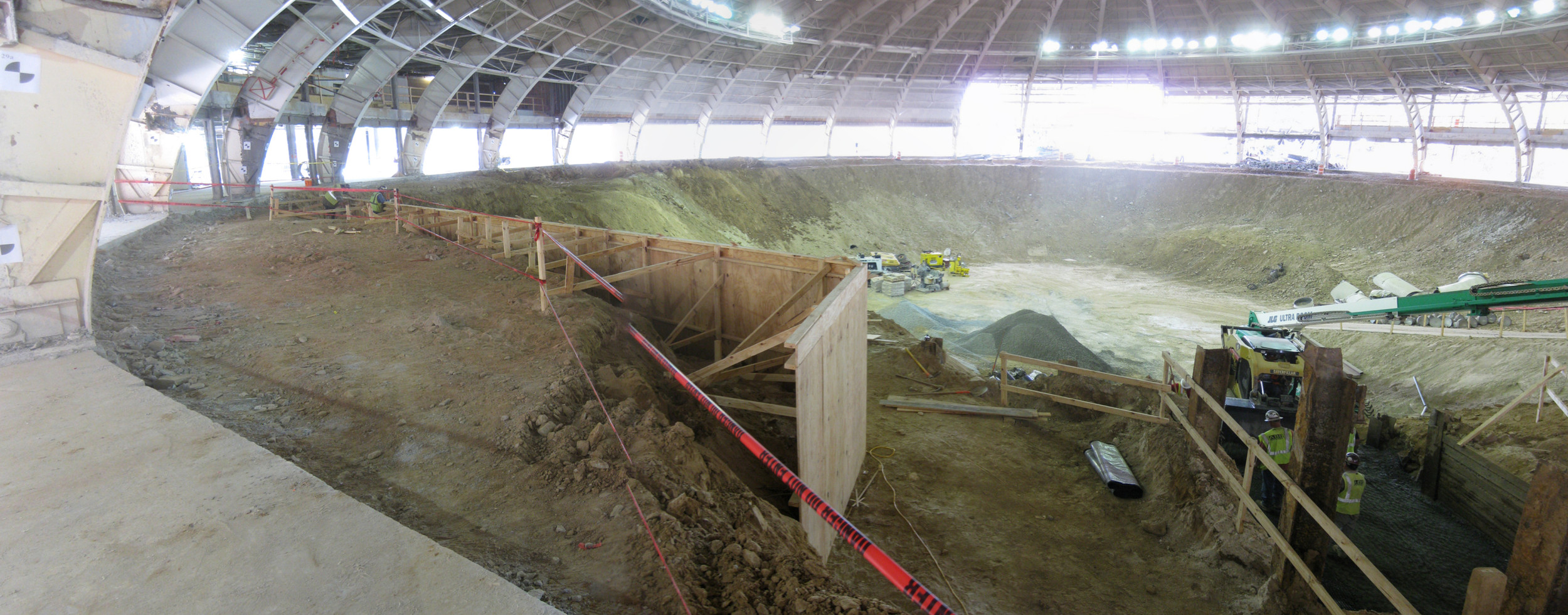 Photos from August 1, 2011 - Construction on McCamish Pavilion continues