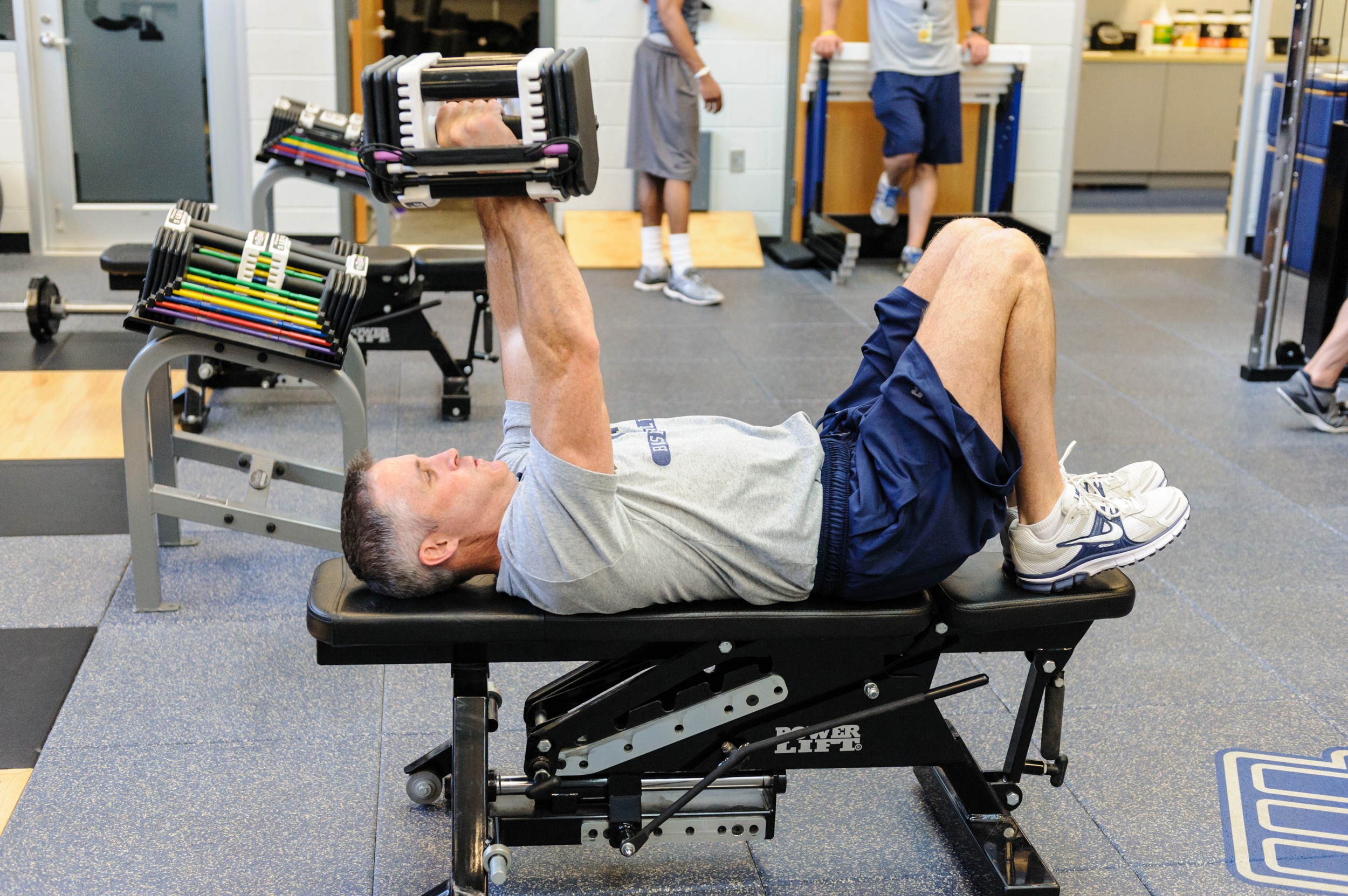 Georgia Tech spring individual instruction and strength training.