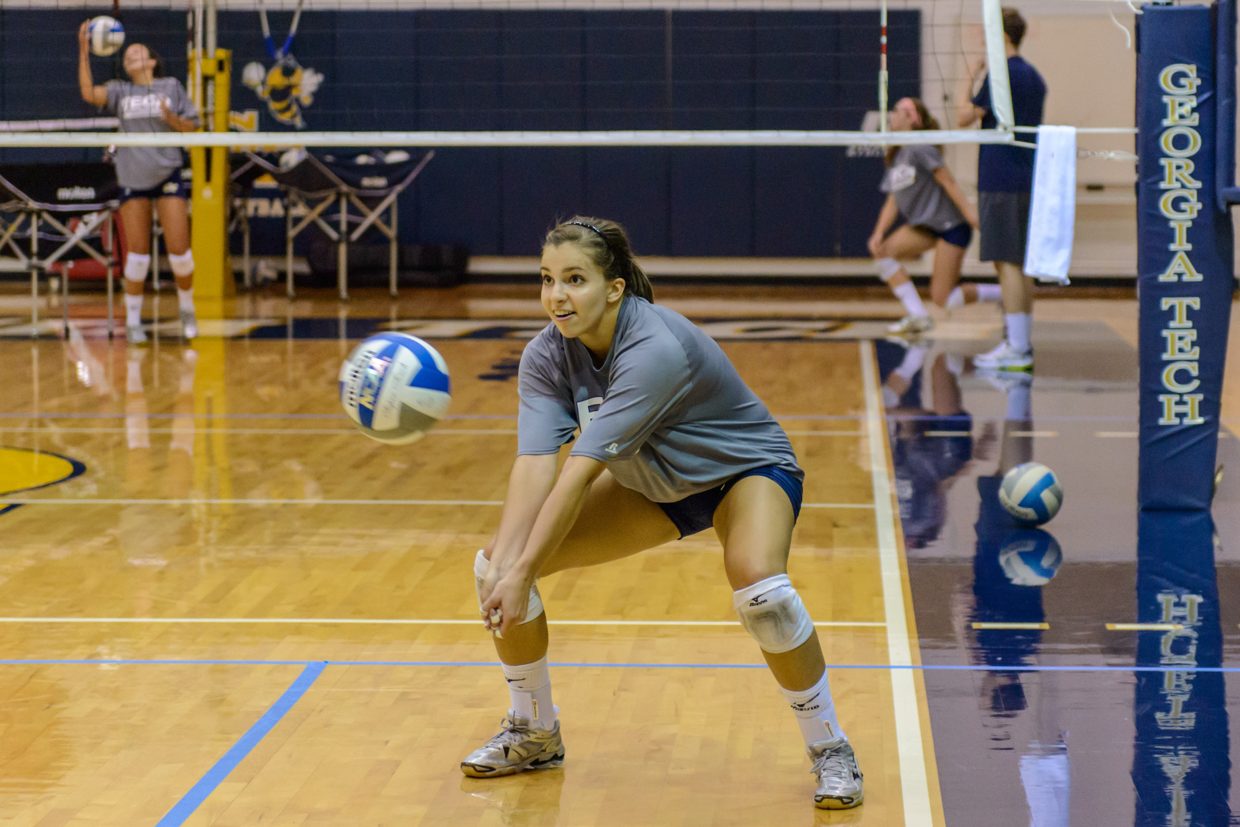 First GT Volleyball practice of 2013.