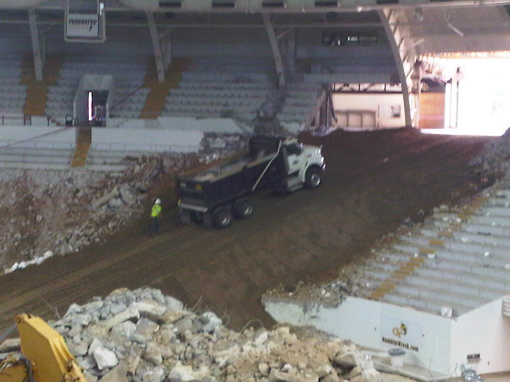 Photo taken on June 1, 2011 - First trial run up the hill for truck