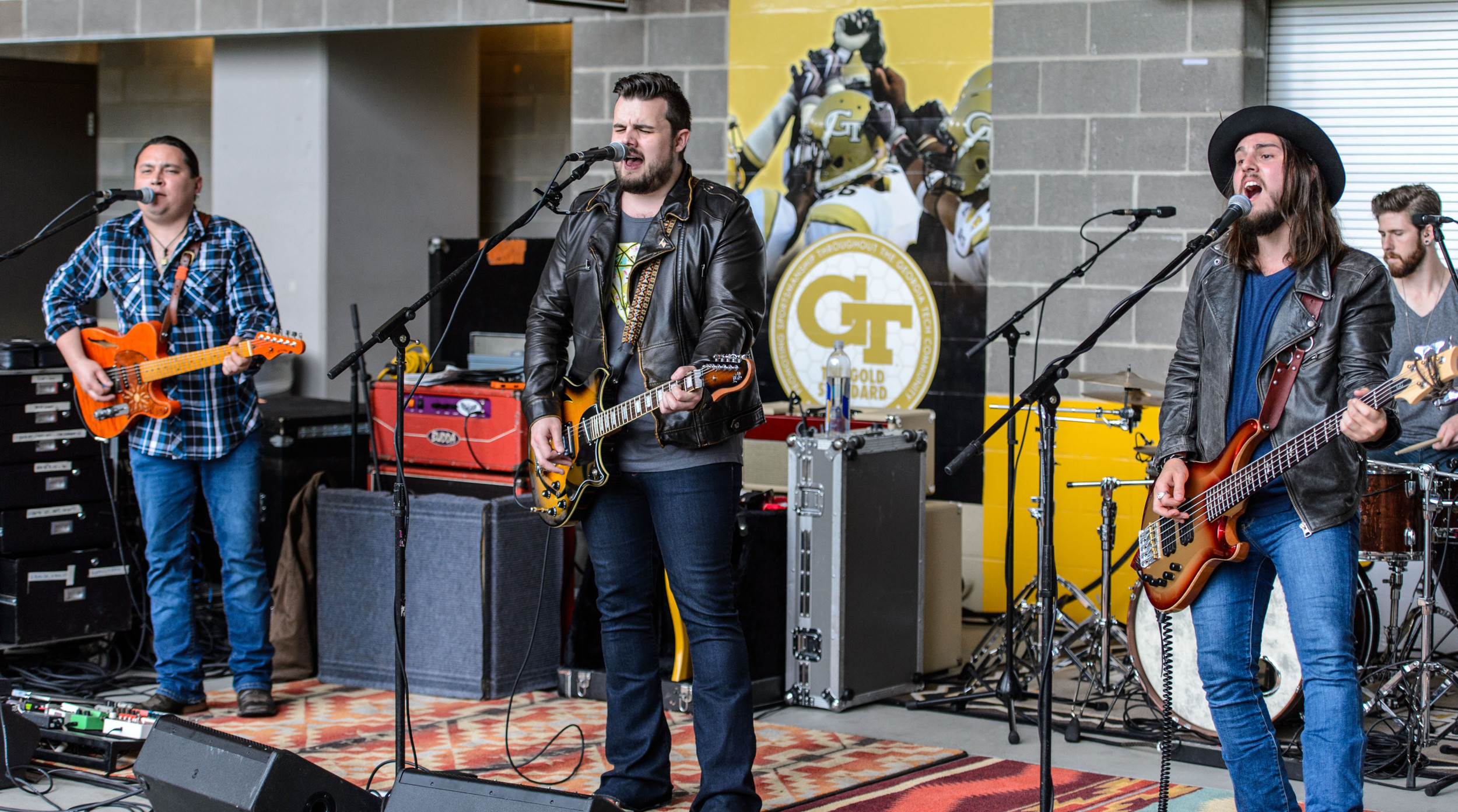The Van Lears performed during Wreckfest
