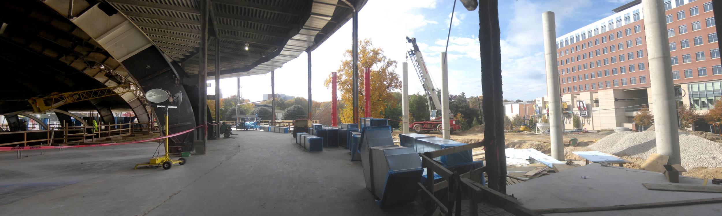 Work continues on the future McCamish Pavilion - 12/19/11