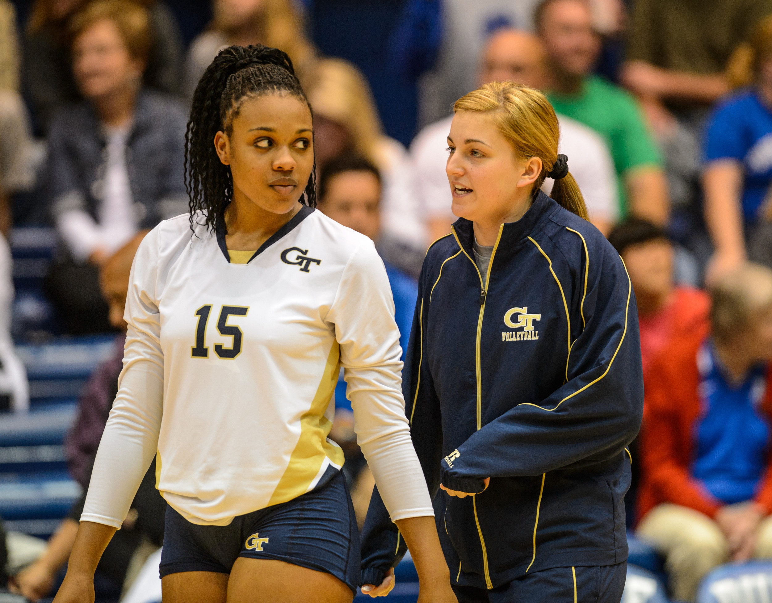 Susan Carlson (23), Chanell Clark-Bibbs (15)