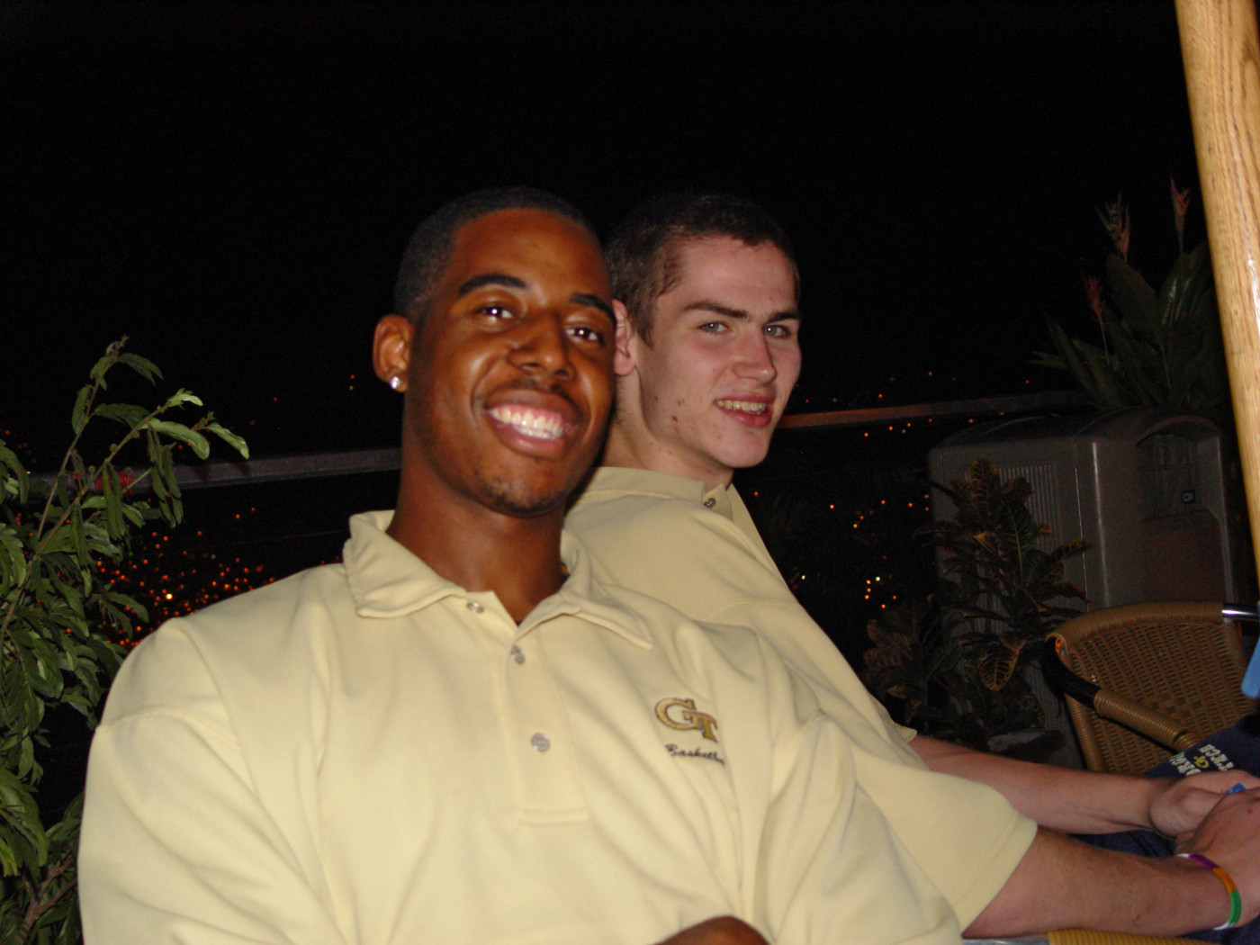 Alade Aminu and Brad Sheehan at Paradise Point, 11-15-07