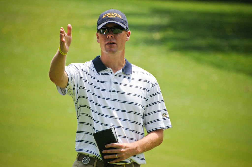 Christian Newton during the quarterfinal round of the NCAA Match Play Championship, June 3, 2011
