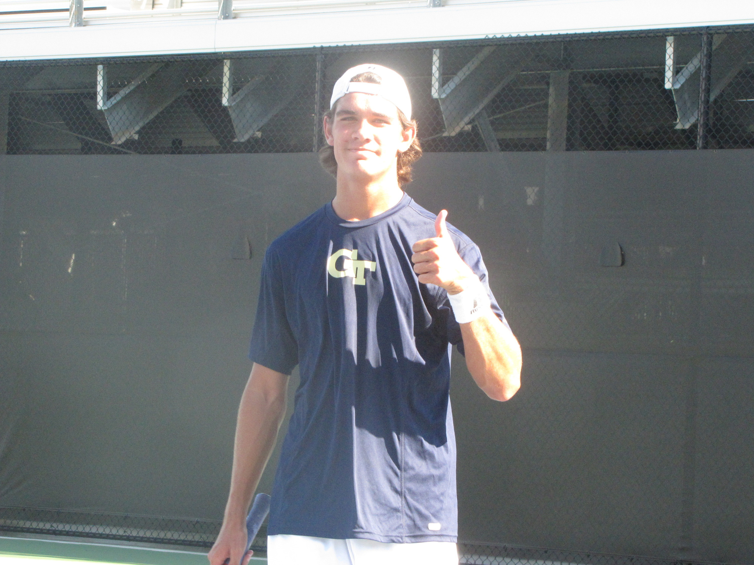 Elijah Melendez at practice, August 28, 2014