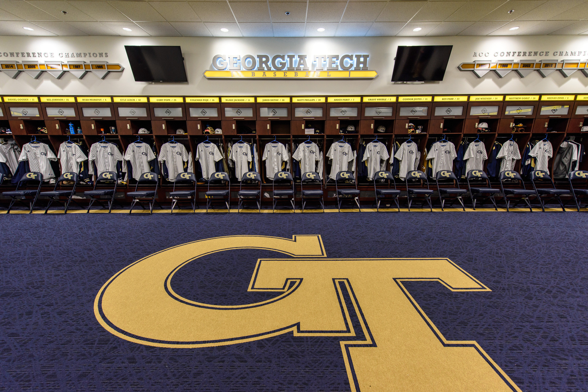 Russ Chandler Stadium -- The Mark Teixeira Locker Room