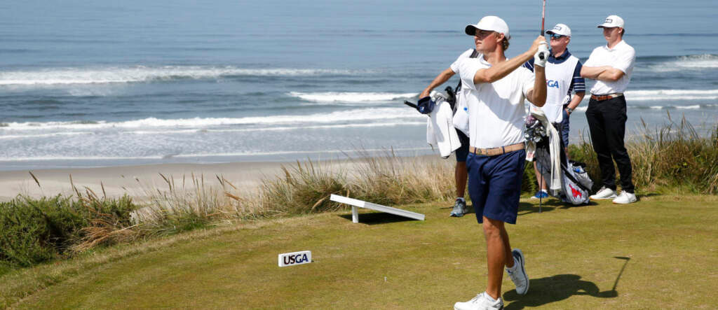 Tyler Strafaci - U.S. Amateur championship match, morning round, August 16, 2020