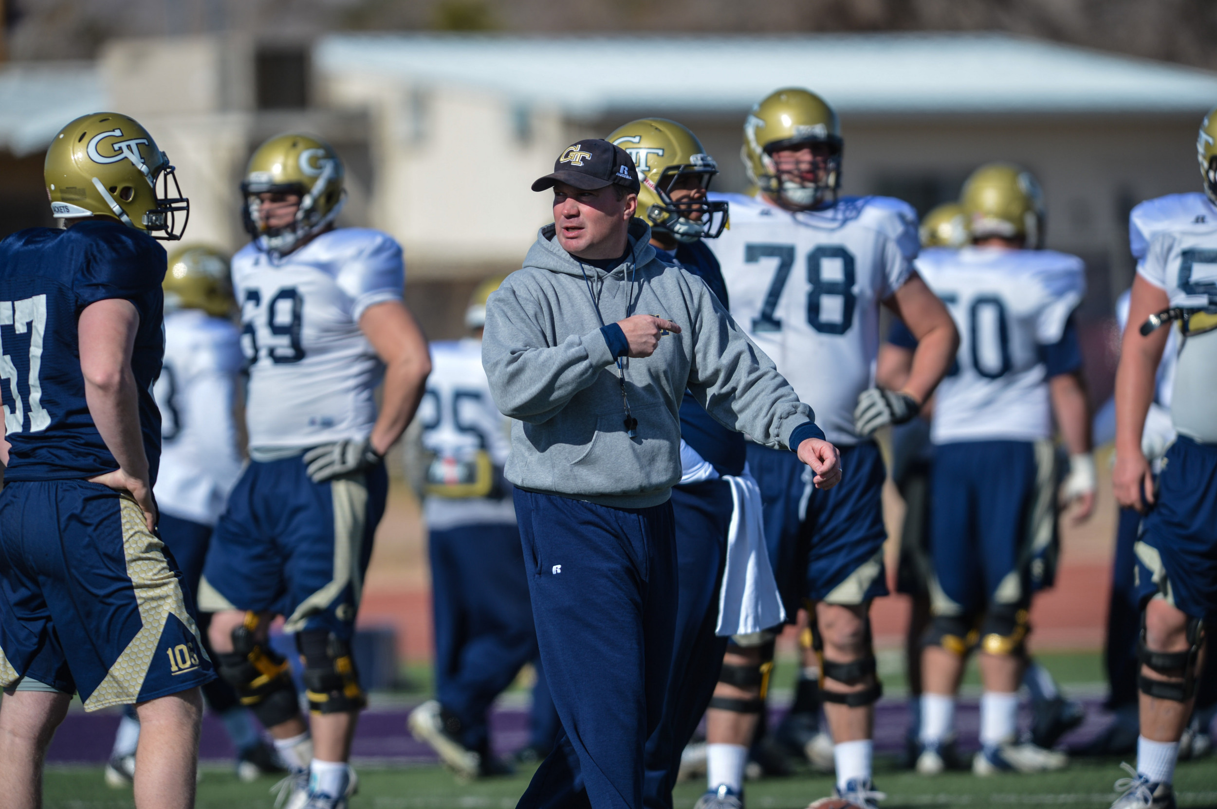 Georgia Tech held it's final practice in preparation for the 2012 Hyundai Sun Bowl.