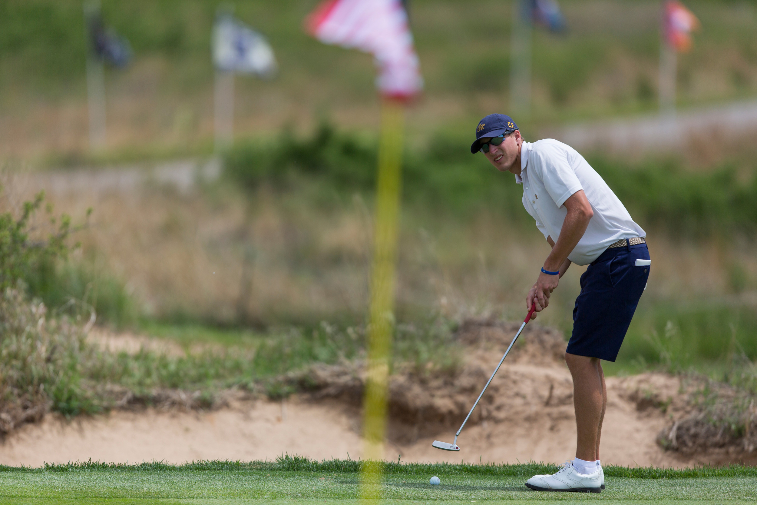 Richy Werenski at the 2014 NCAA Golf Championship, May 23-28, Prairie Dunes Country Club, Hutchinson, Kan.