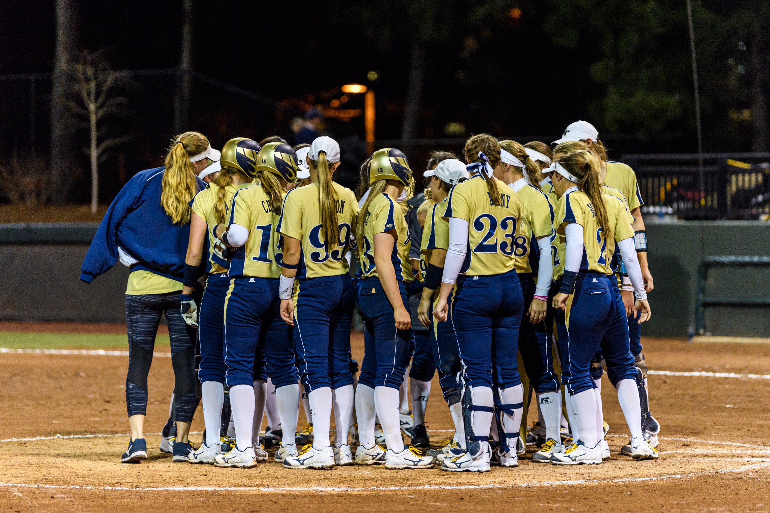 Team huddle