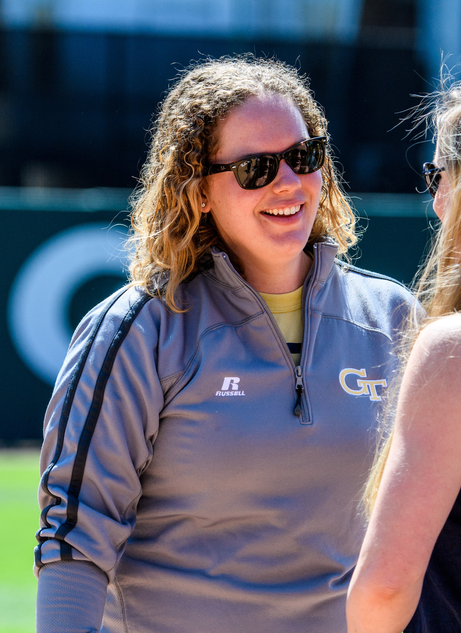 GT Softball Alumni were honored before the game