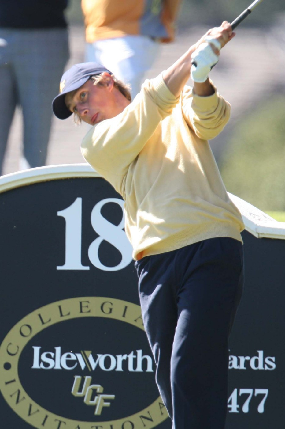 John-Tyler Griffin tees off during the Isleworth-UCF Collegiate - October 28, 2008.