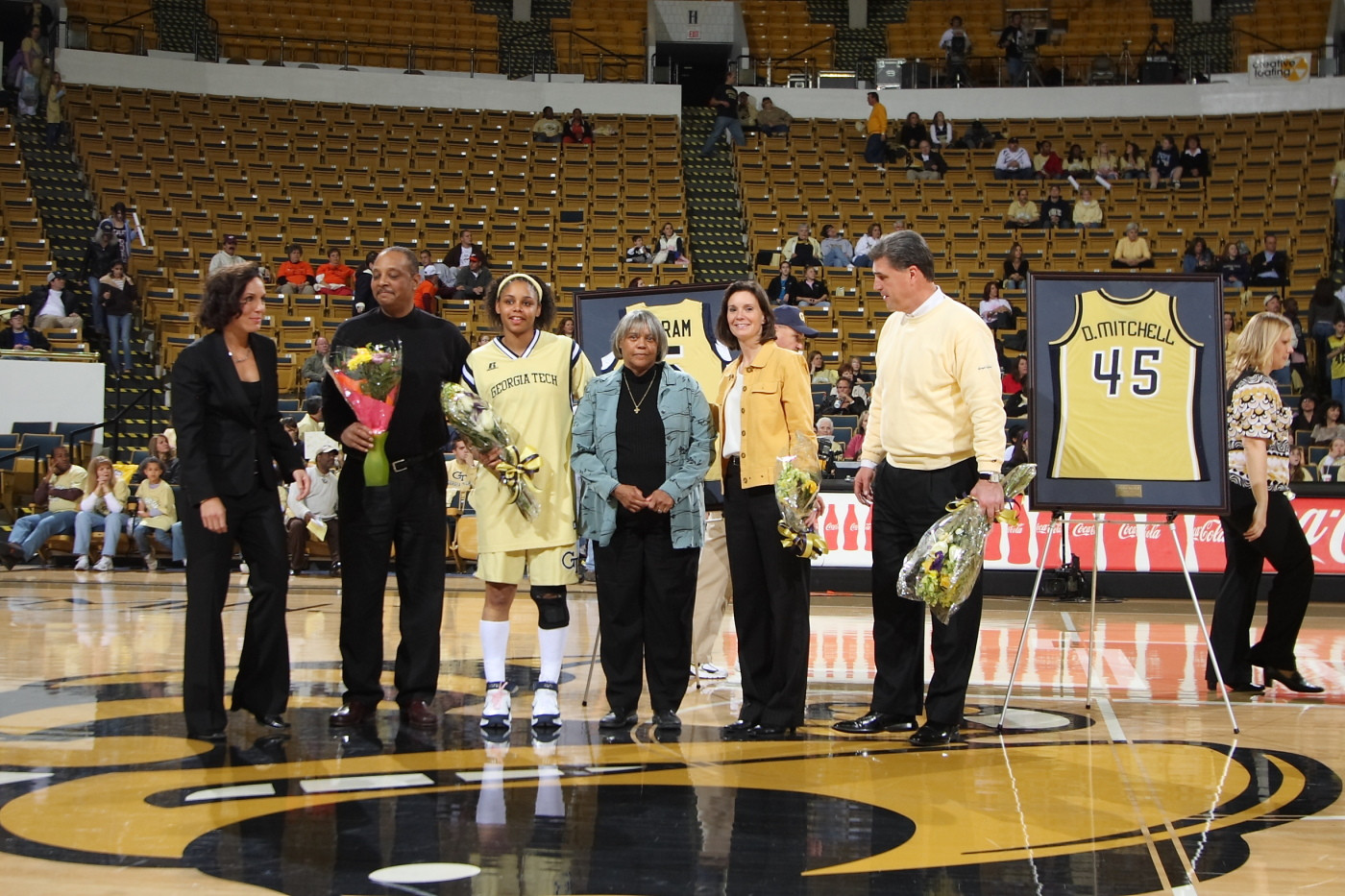 Jill Ingram with parents, Theresa Wenzel and Dan Radakovich