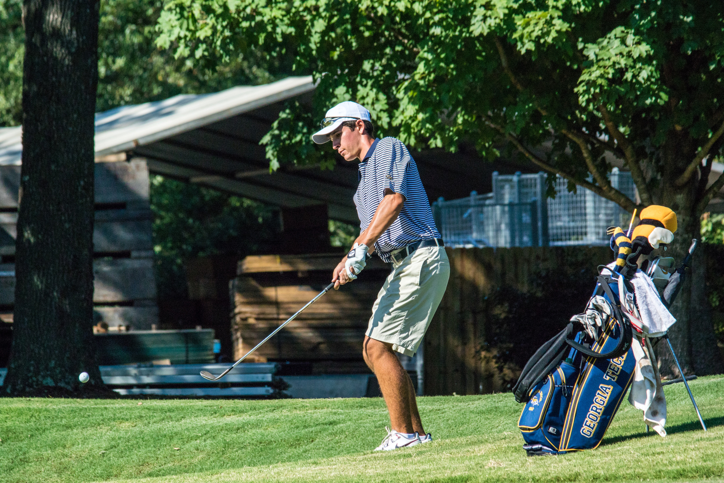Jacob Joiner during a team qualifying round at East Lake Golf Club, August 28, 2014