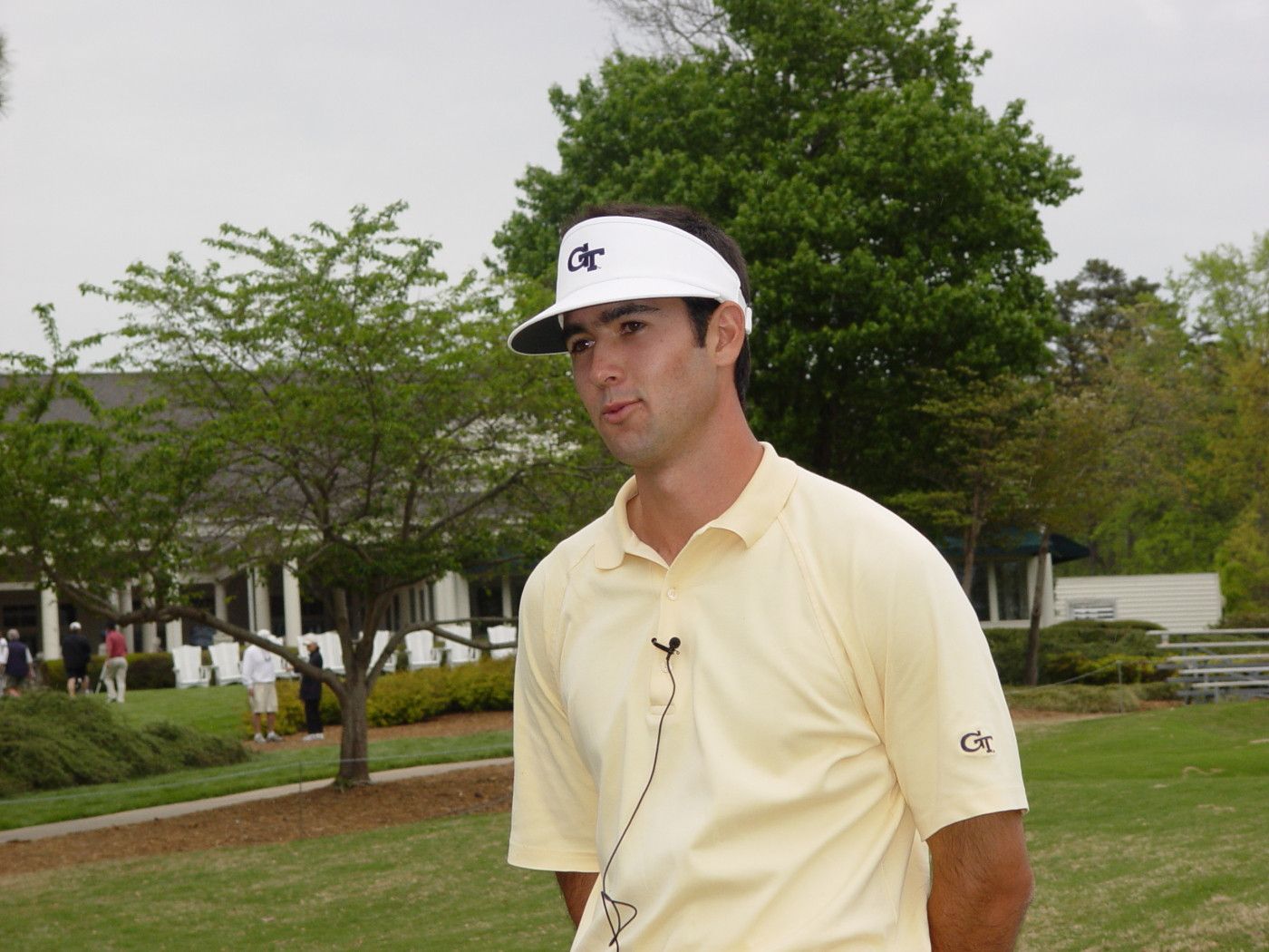 Cameron Tringale conducts an interview following the final round of the ACC Golf Championship - April 19, 2009