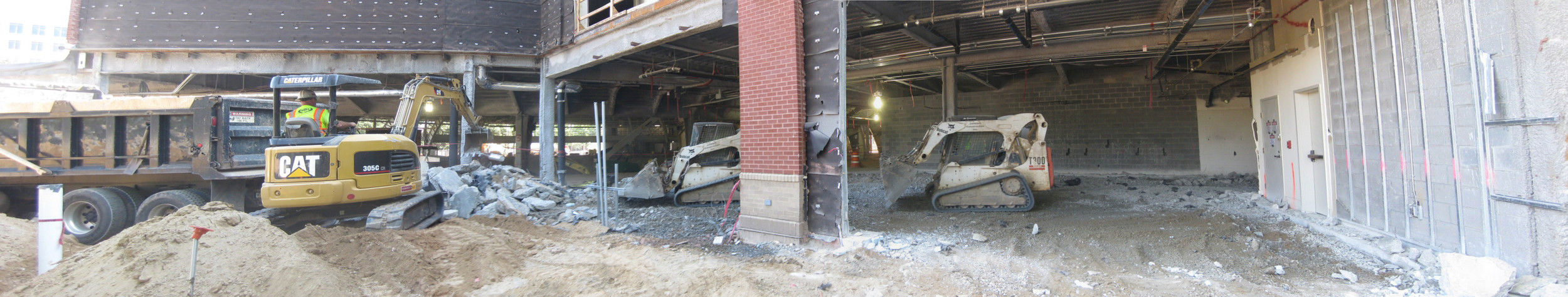 Construction of McCamish Pavilion - 9/15/11