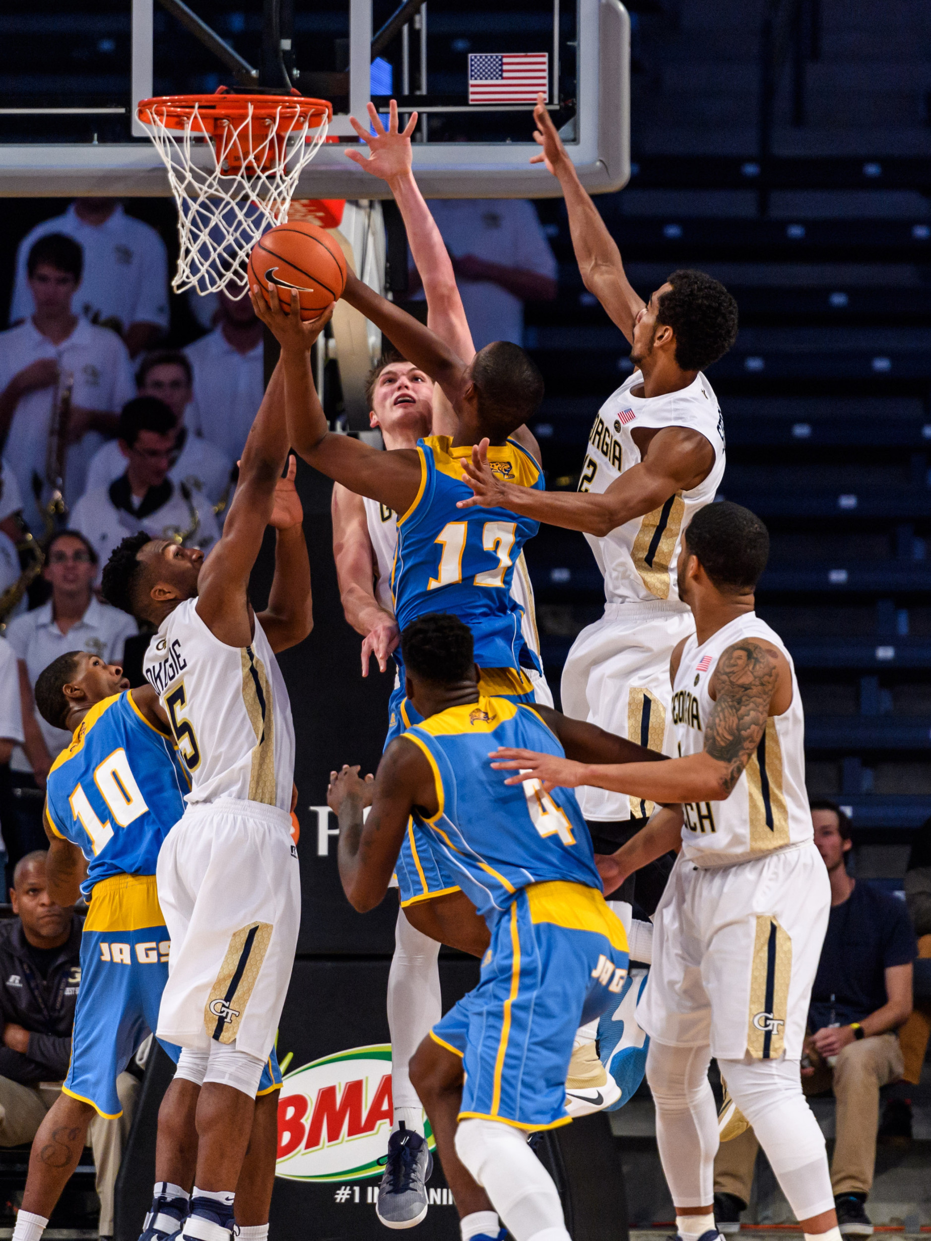 Tadric Jackson (1), Ben Lammers (44), Josh Okogie (5), Quinton Stephens (12)