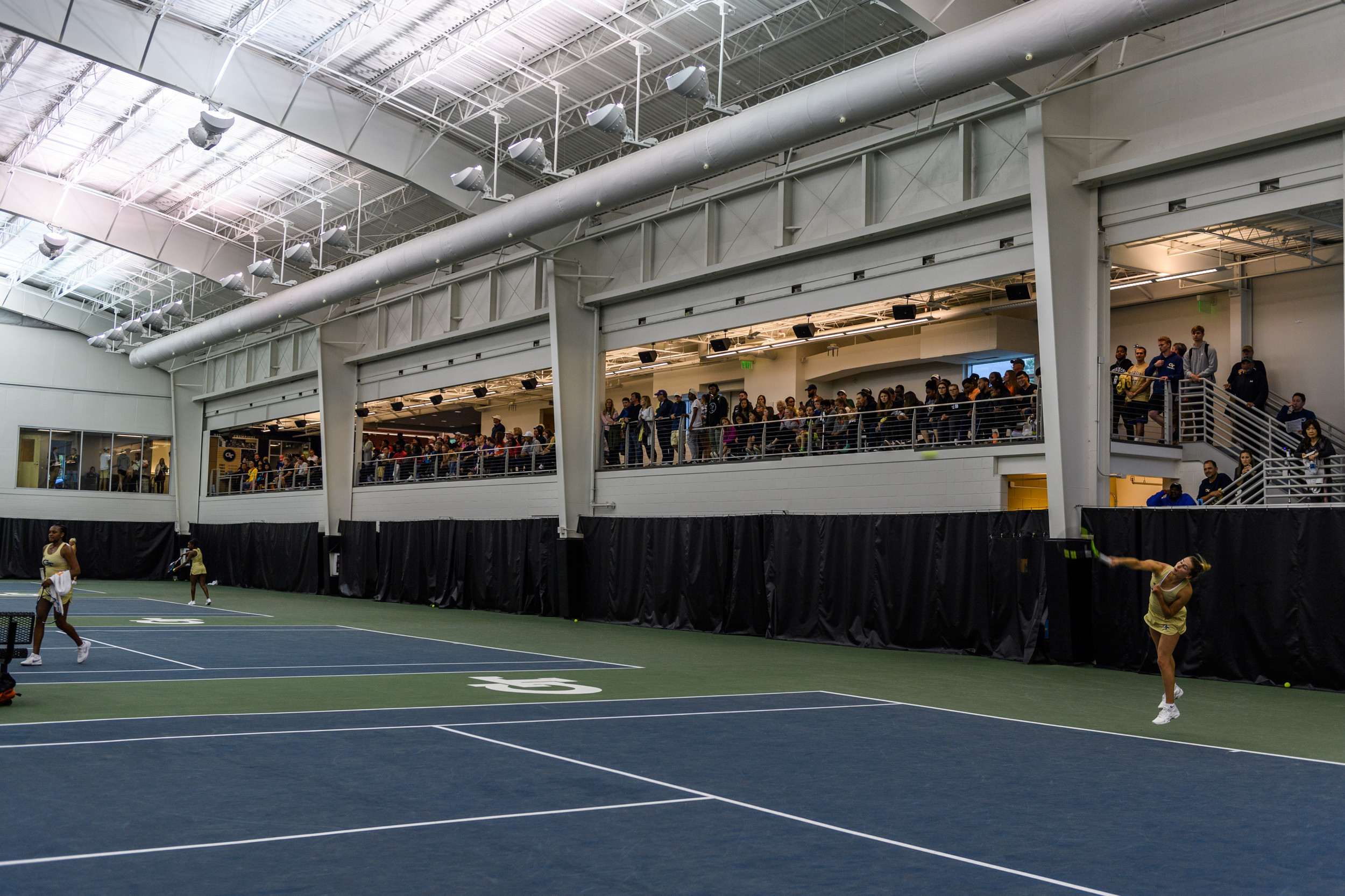 Big crowd at the match