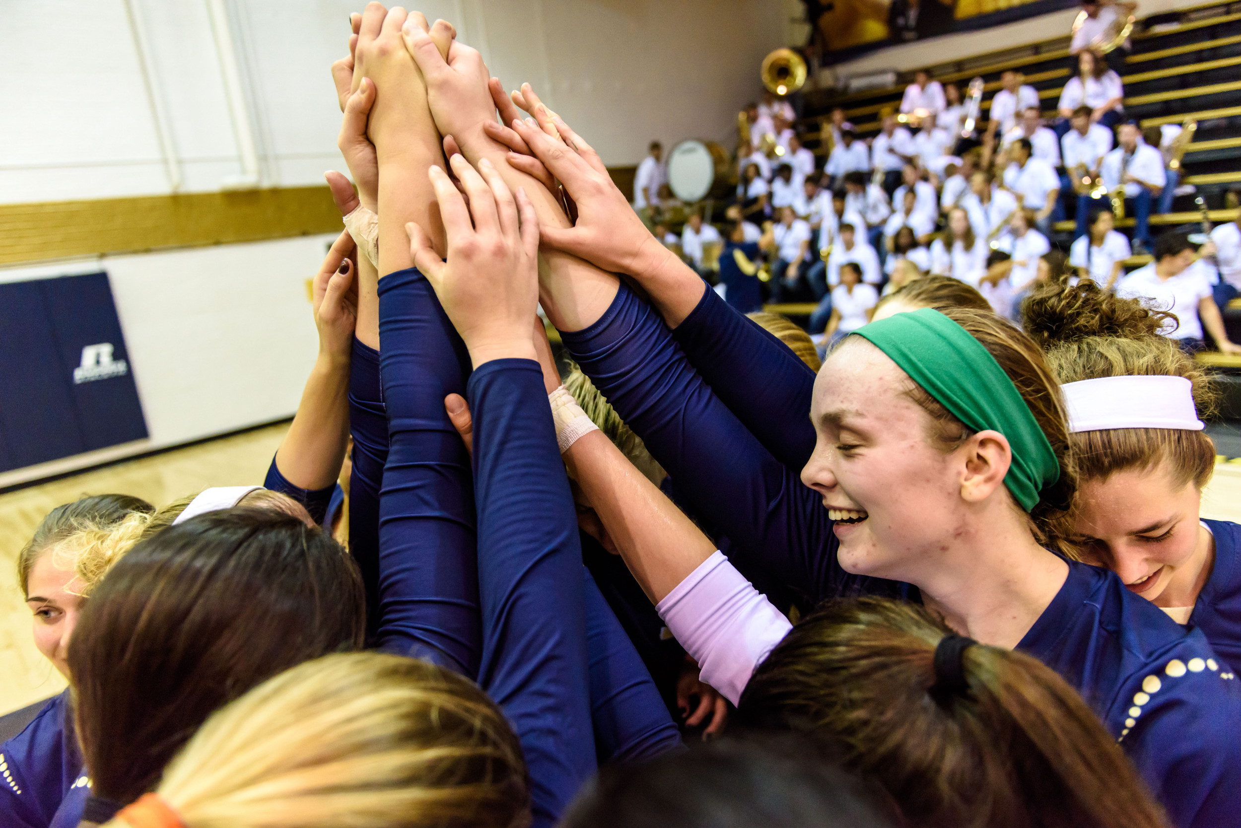 Team huddle