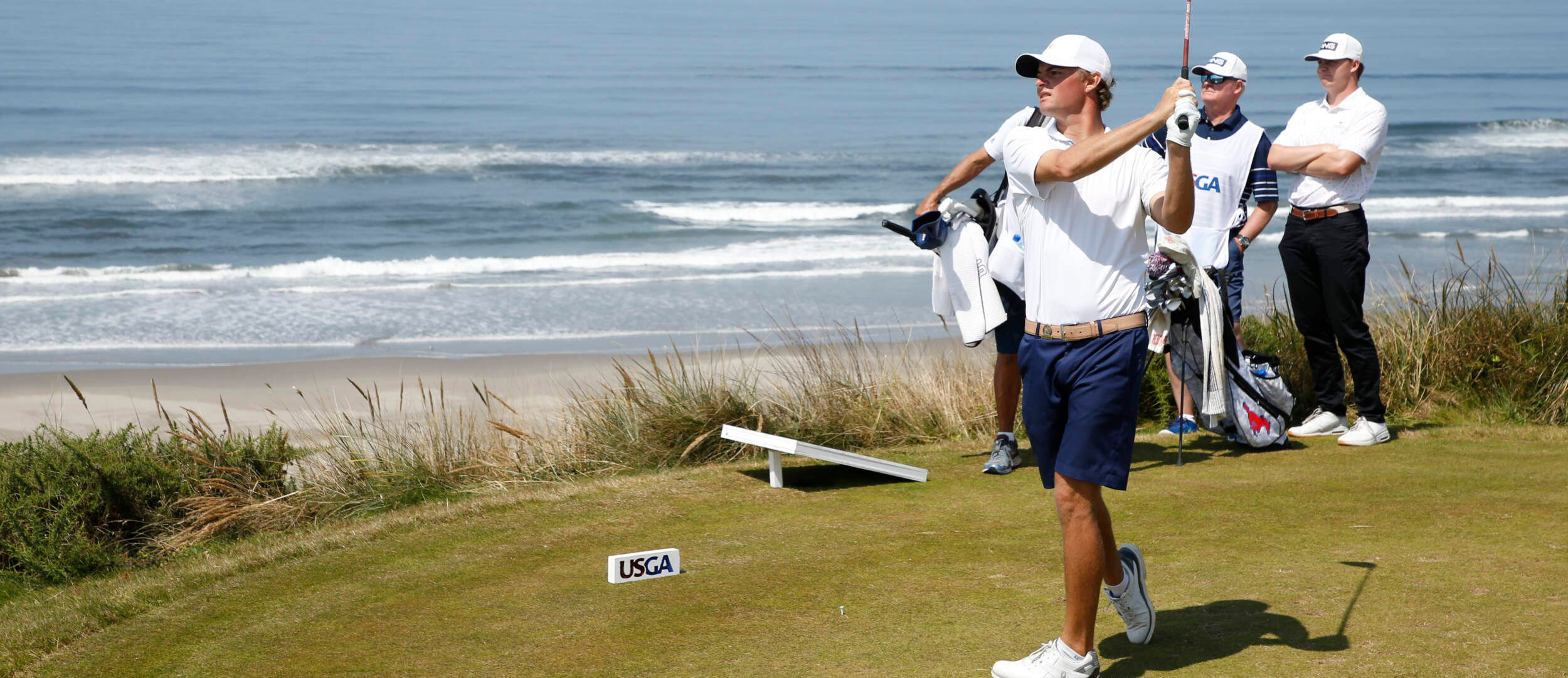 Tyler Strafaci - U.S. Amateur championship match, morning round, August 16, 2020