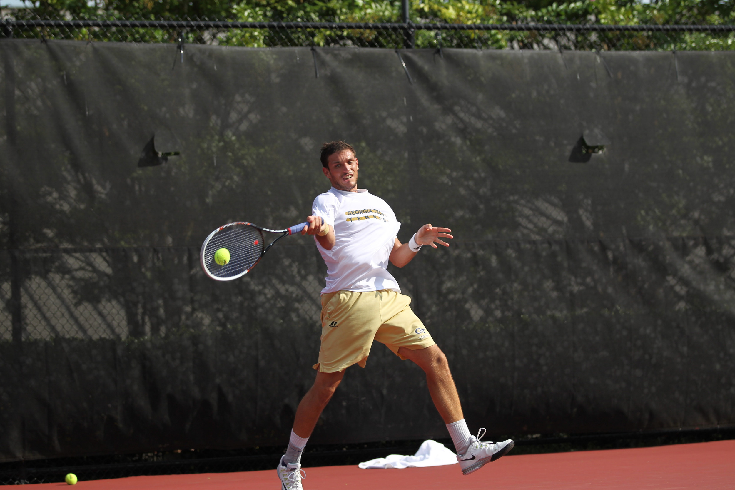 Eduardo Segura during the first day of the Southern Intercollegiate Championship, Athens, Ga., September 12, 2014