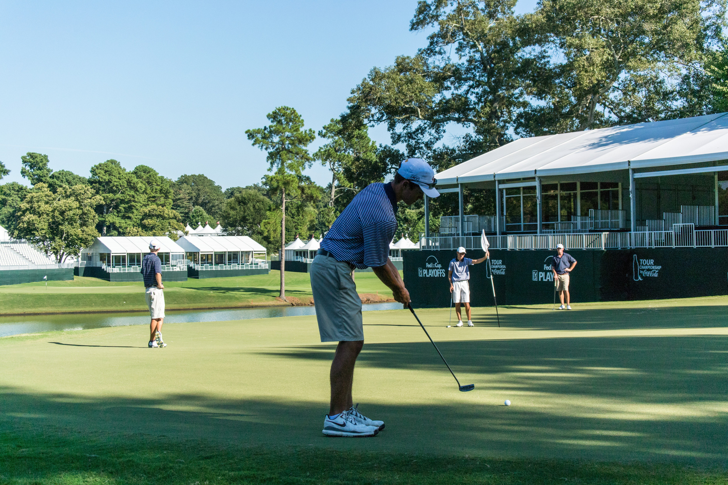 Jacob Joiner during a team qualifying round at East Lake Golf Club, August 28, 2014