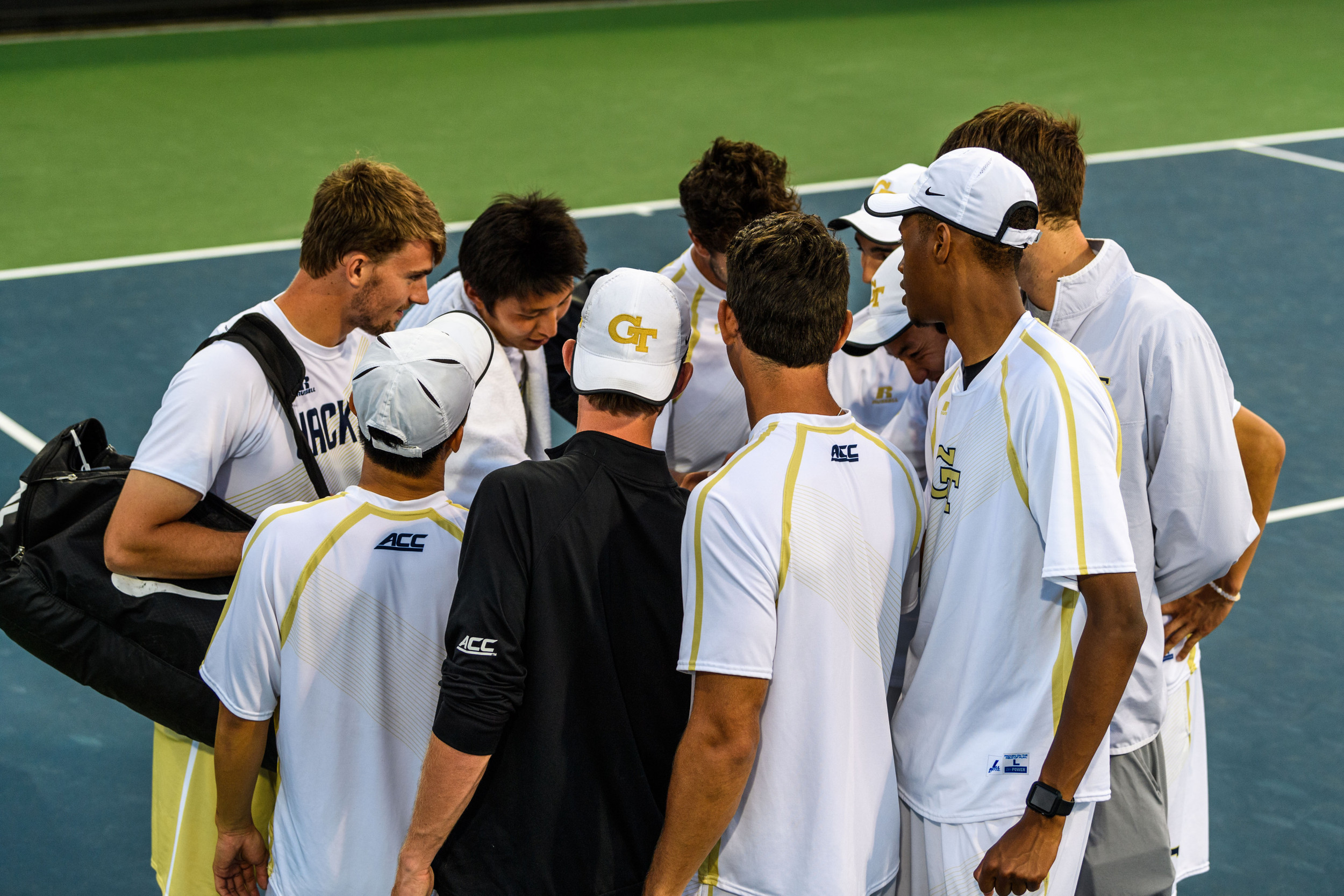 Team huddle