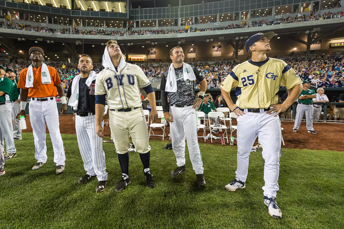 Kel Johnson at 2015 TD Ameritrade College Home Run Derby (Photo by Michael Spomer)