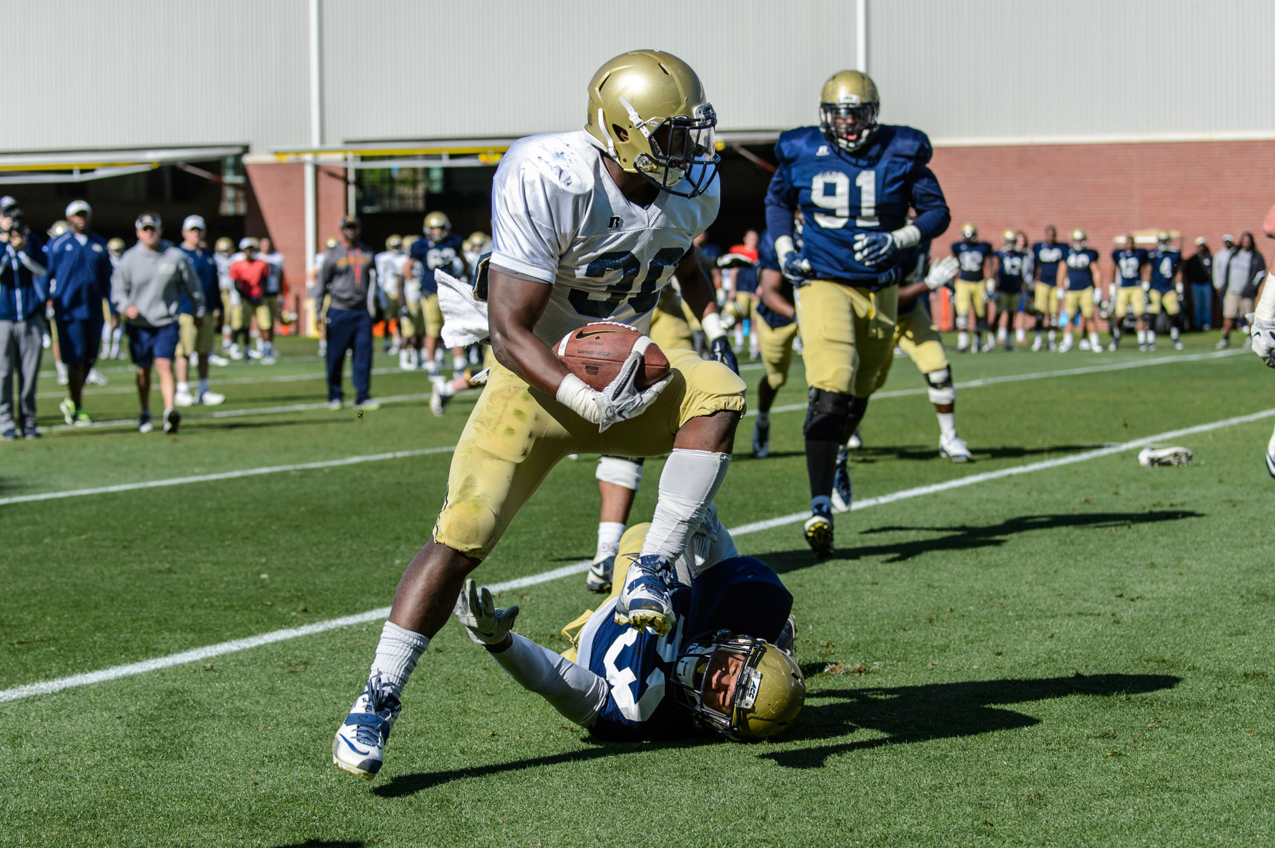 Beau Hankins (33), C.J. Leggett (30)