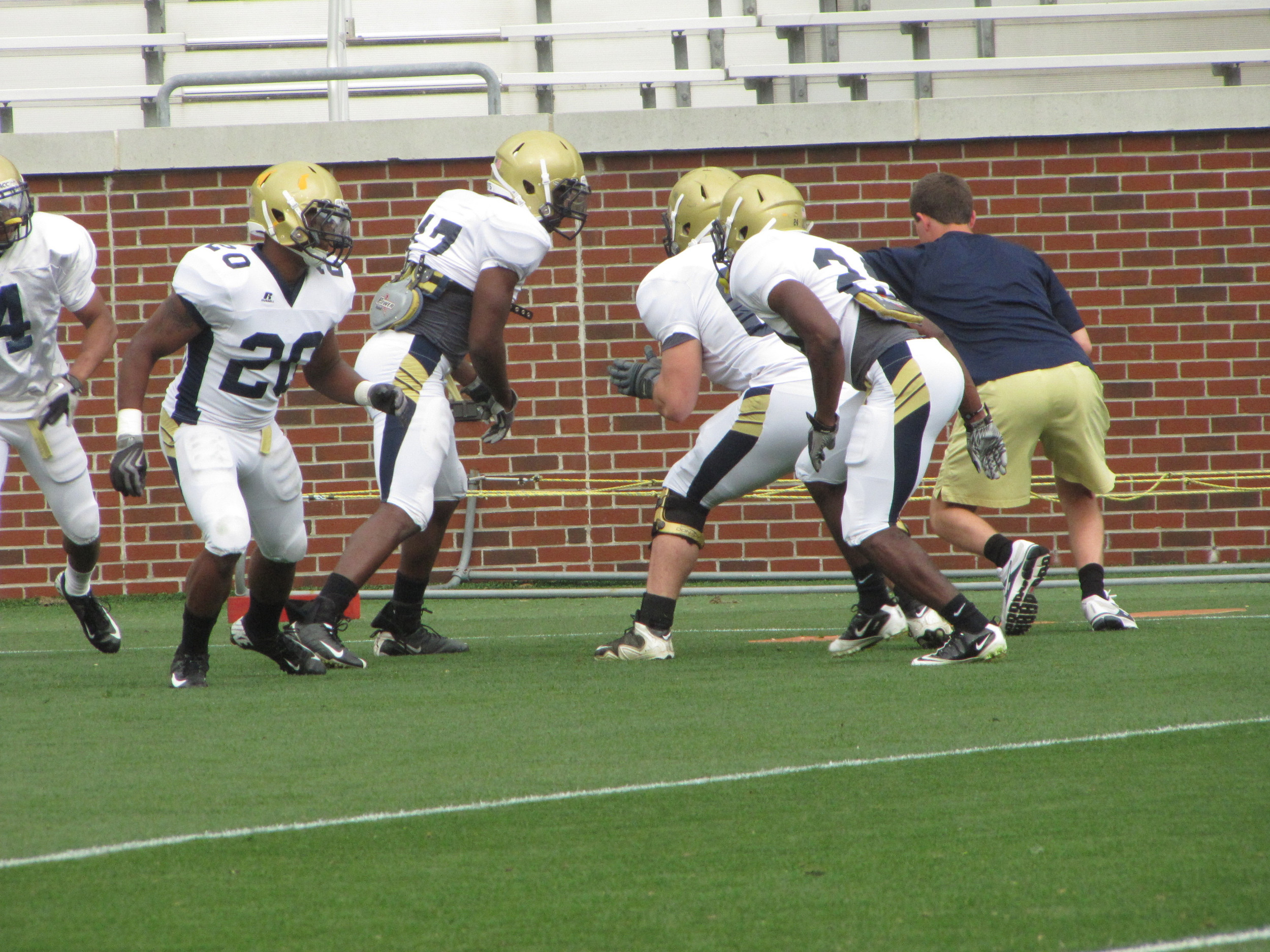 Georgia Tech Football Practice - 04/15/11