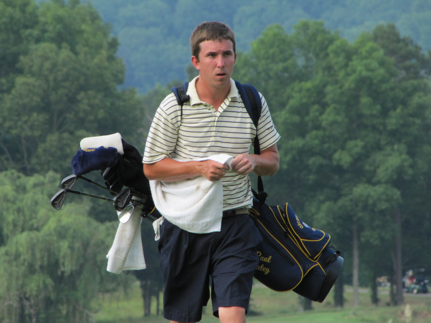 Paul Haley during round 3 of the NCAA Golf Championship in Ooltewah, Tenn.