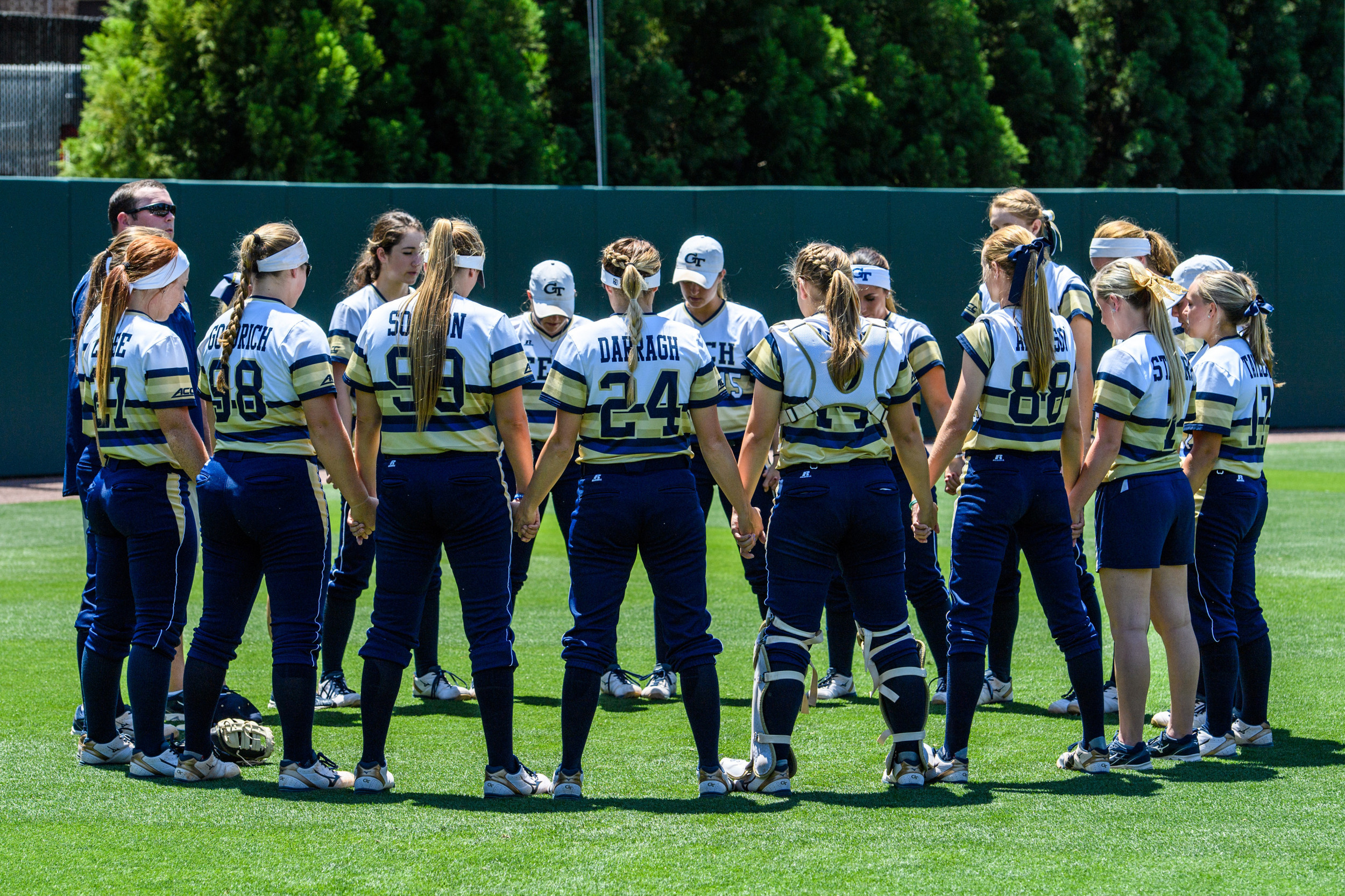 Team huddle