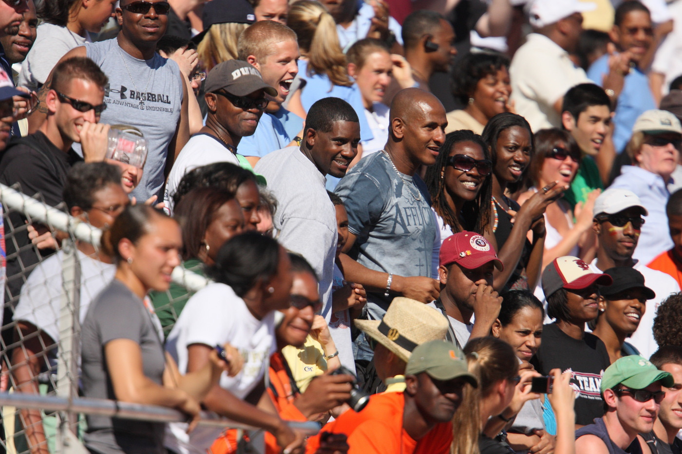 George C. Griffin Track crowd