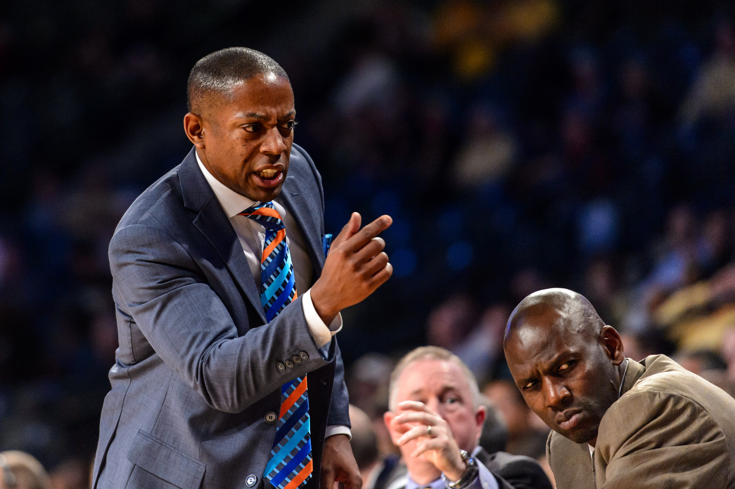 Associate Head Coach Chad Dollar, Assistant Coach Mamadou N'Diaye