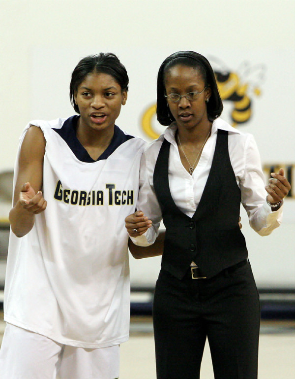 Jacqua Williams with Alex Stewart