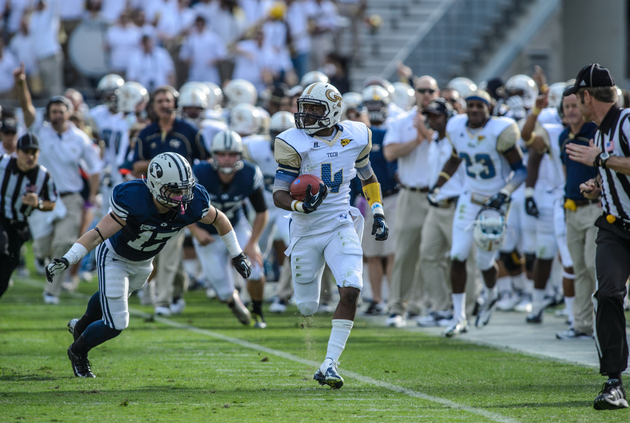 Jamal Golden's 97 yard kick-off return vs. BYU