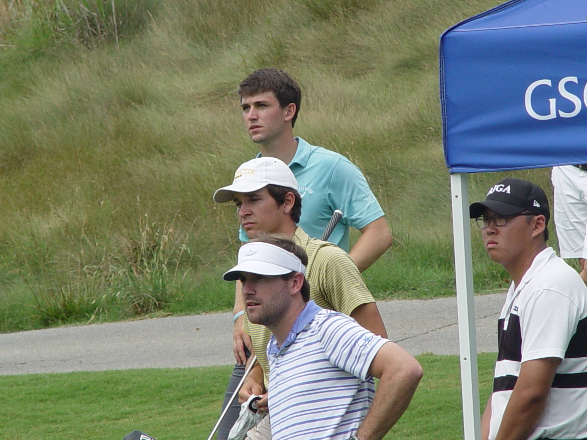 Ollie Schniederjans, Jacob Joiner during the afternoon round of the U.S. Open sectional qualifier, Ansley Golf Club-Settindown Creek, Roswell, Ga., June 6, 2016