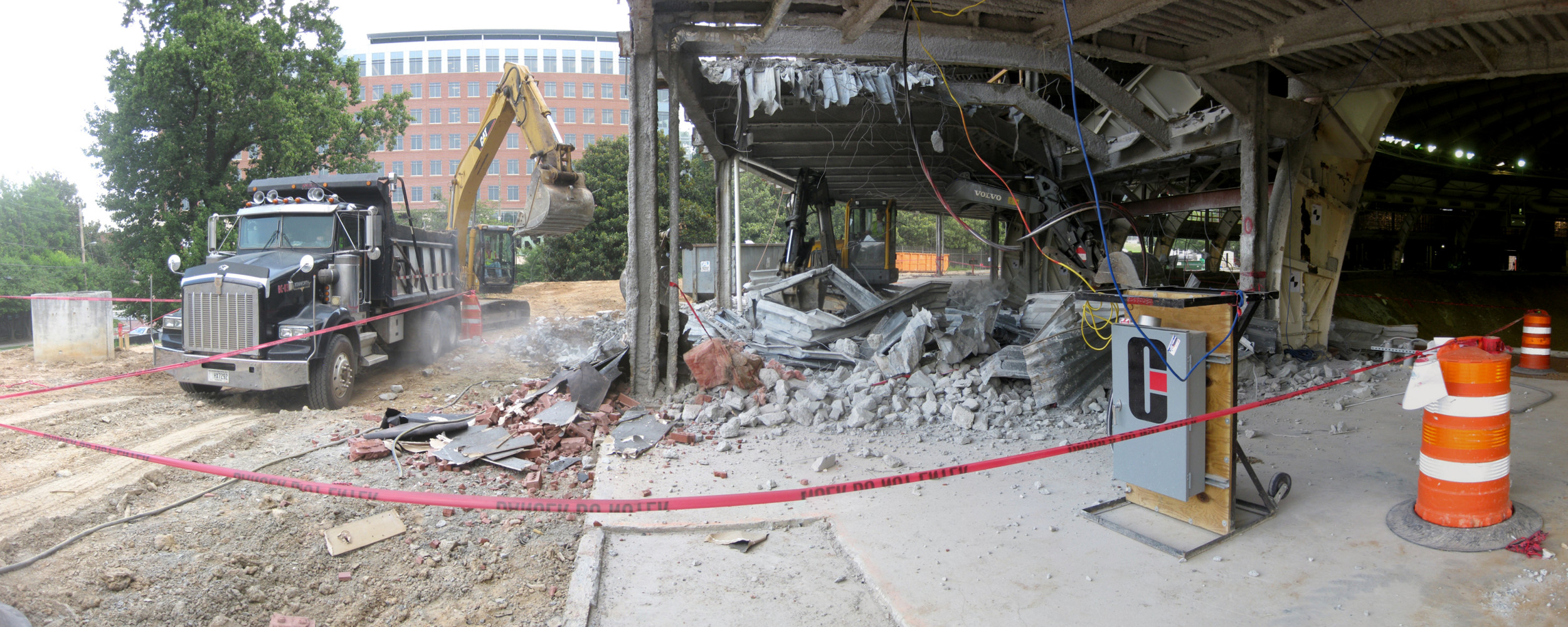 July 22, 2011 - McCamish Pavilion Construction Continues