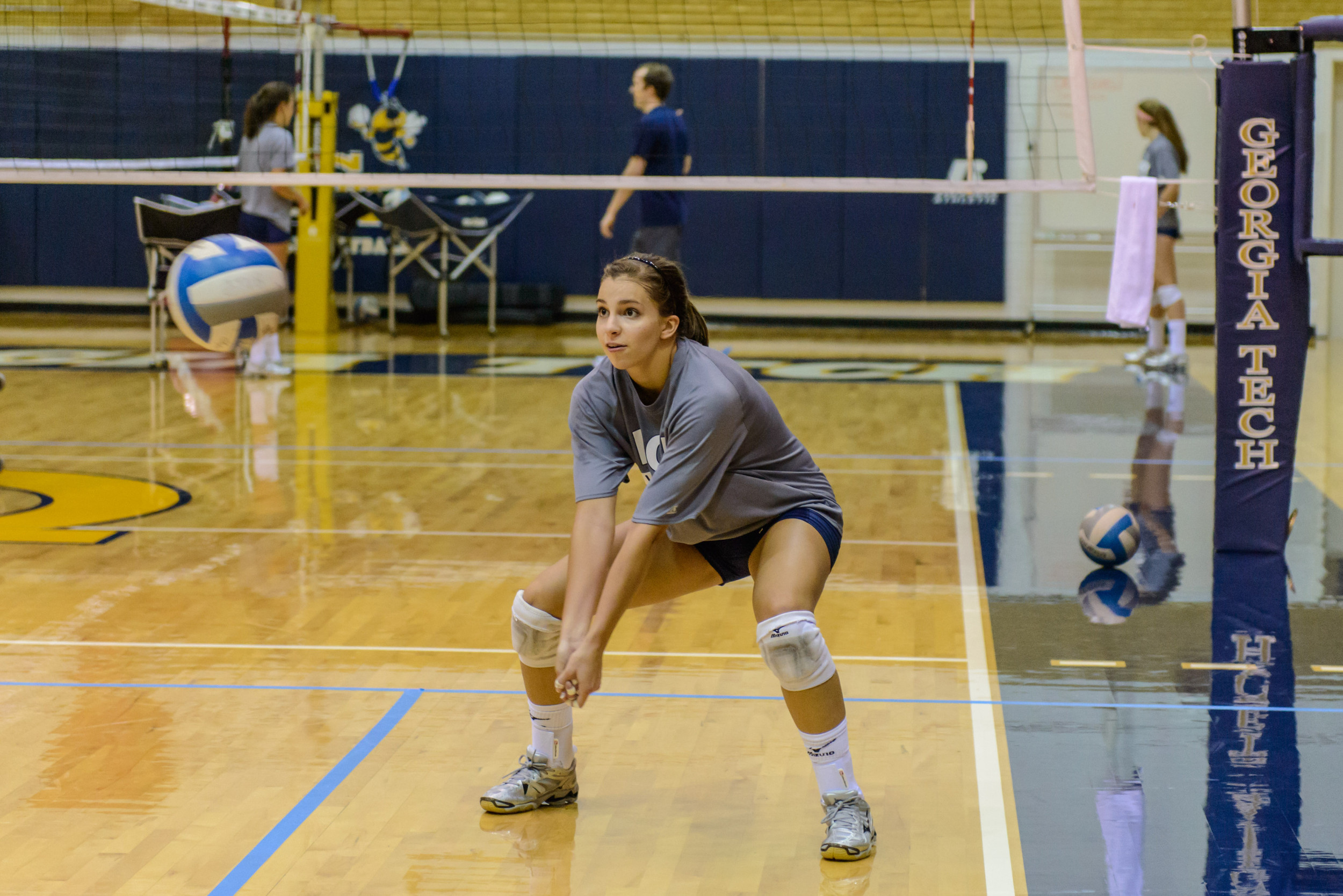 First GT Volleyball practice of 2013.